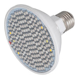 8W Indoor Plant Lamp Bulb 200 LED Heat Dissipation Full Spectrum Plant Grow Light Bulb for Home Greenhouse 110 to 220V - Top-Down View