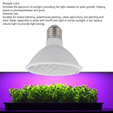 8W Indoor Plant Lamp Bulb 200 LED Heat Dissipation Full Spectrum Plant Grow Light Bulb for Home Greenhouse 110 to 220V