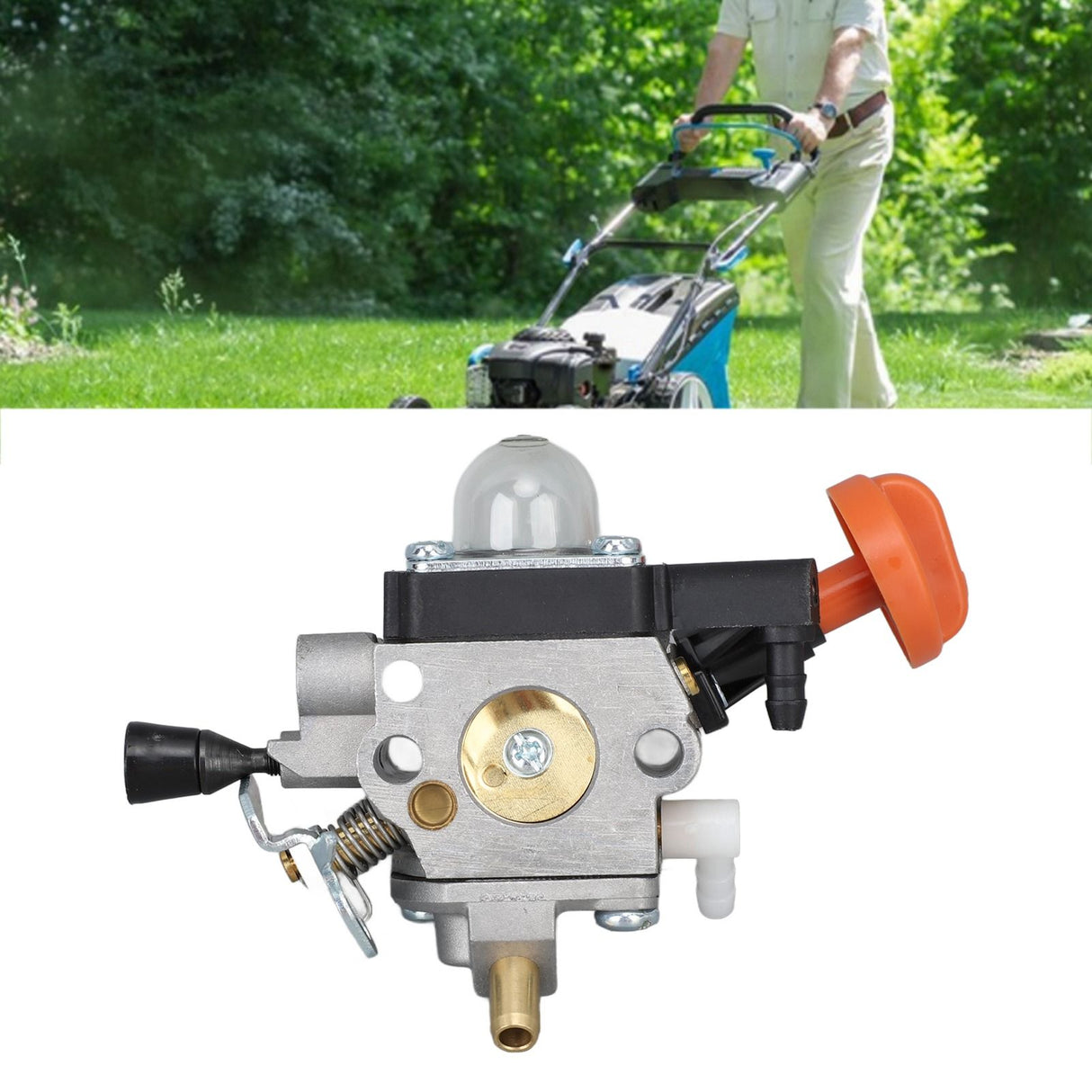 Carburetor Aluminum Improved Engine Efficiency Reliable for 0615 FS89 FS89R FS91 FS91R FS111 FS111R FS111RX