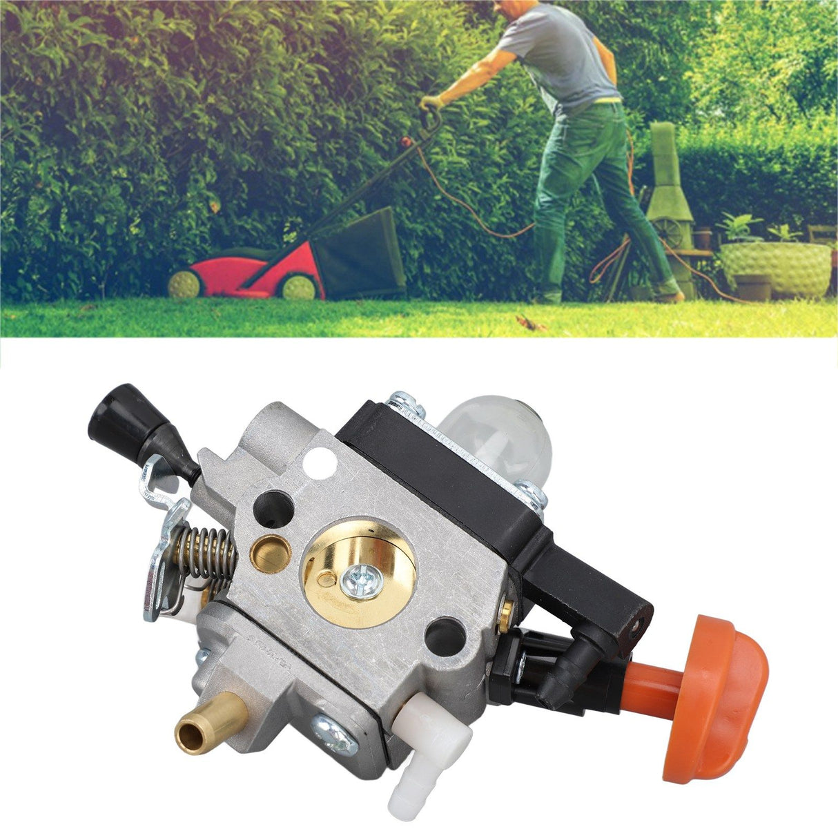 Carburetor Aluminum Improved Engine Efficiency Reliable for 0615 FS89 FS89R FS91 FS91R FS111 FS111R FS111RX
