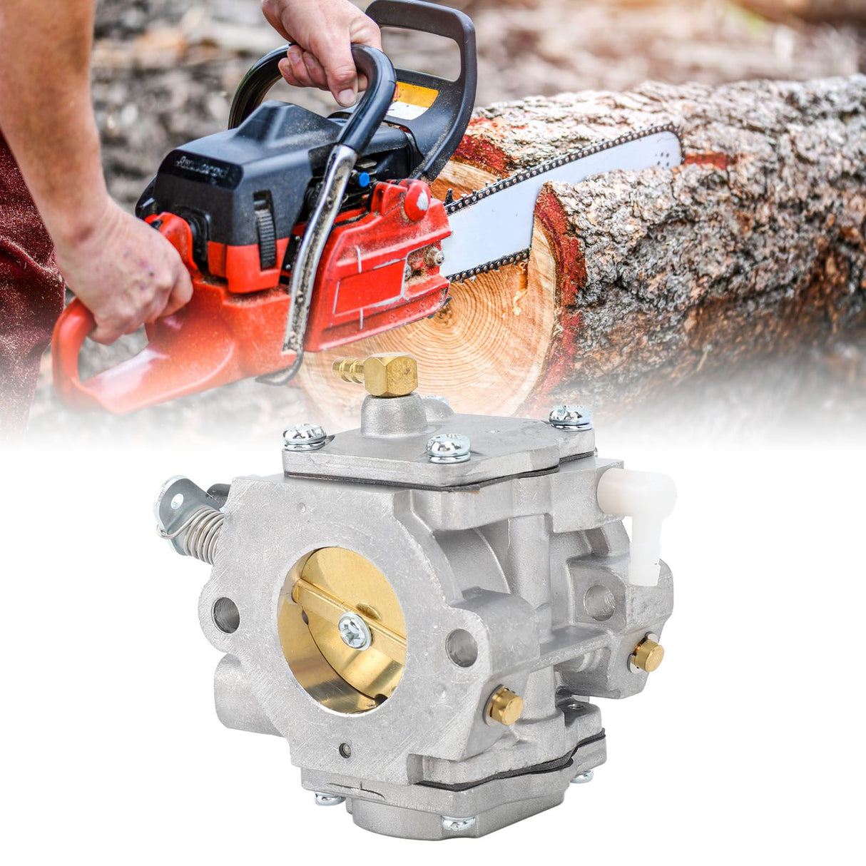 Carburetor Carb Reliable High Efficient Rugged Carburetor Assembly For 1124‑120‑0609 Chainsaw
