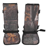 1 Pair Snake Gaiters Polyester Fiber Breathable Lightweight Snake Proof Leg Cover for Hiking Camping Mountaineering Leaf