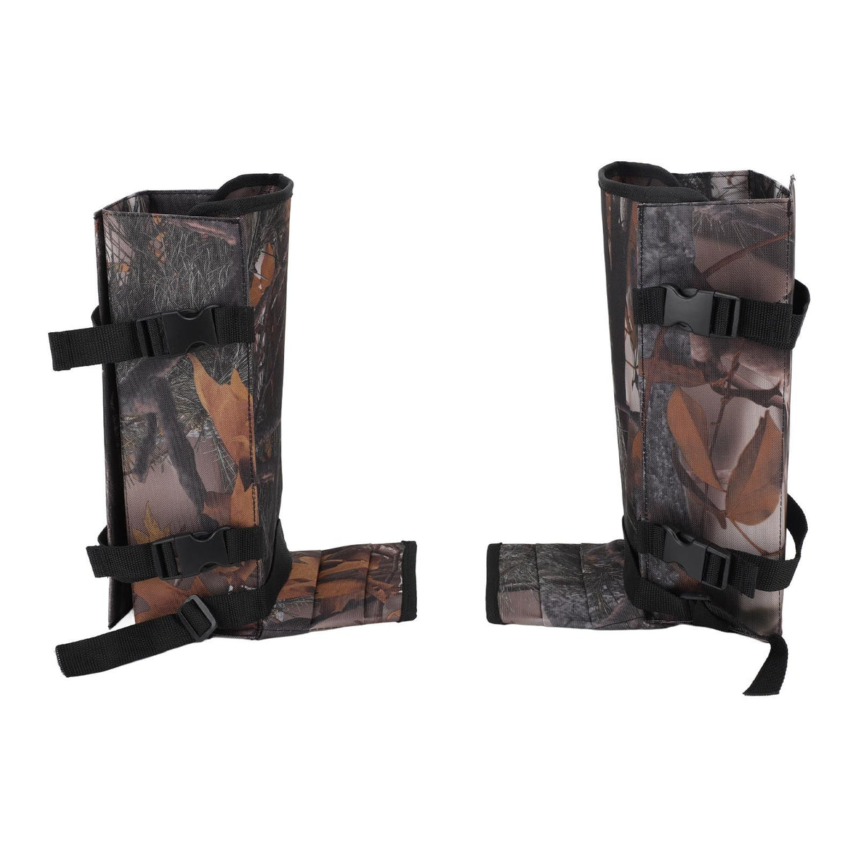 1 Pair Snake Gaiters Polyester Fiber Breathable Lightweight Snake Proof Leg Cover for Hiking Camping Mountaineering Leaf