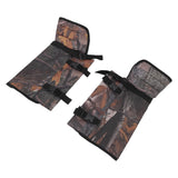 1 Pair Snake Gaiters Polyester Fiber Breathable Lightweight Snake Proof Leg Cover for Hiking Camping Mountaineering Leaf - 45-Degree Angle