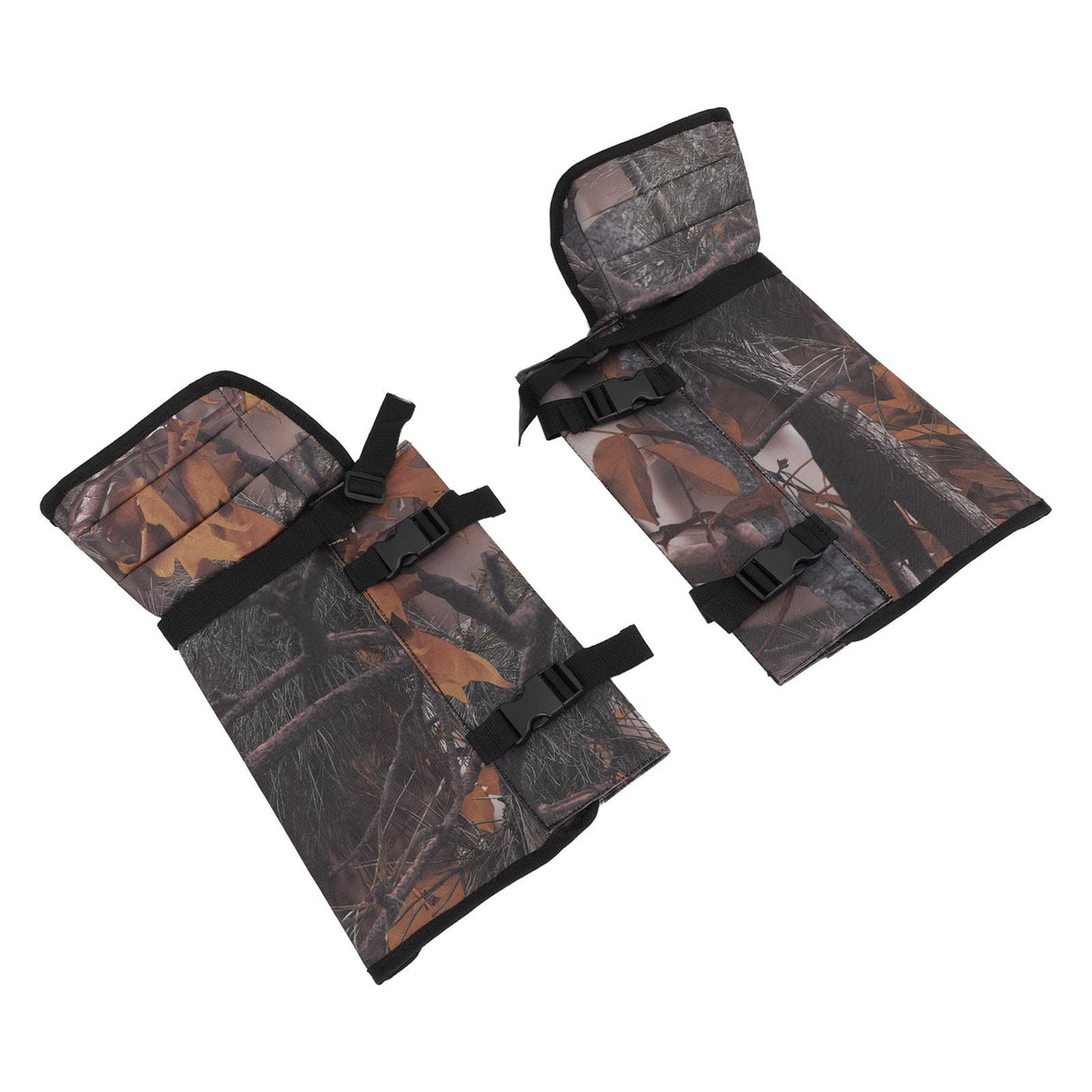 1 Pair Snake Gaiters Polyester Fiber Breathable Lightweight Snake Proof Leg Cover for Hiking Camping Mountaineering Leaf