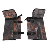 1 Pair Snake Gaiters Polyester Fiber Breathable Lightweight Snake Proof Leg Cover for Hiking Camping Mountaineering Leaf