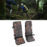1 Pair Snake Gaiters Polyester Fiber Breathable Lightweight Snake Proof Leg Cover for Hiking Camping Mountaineering Leaf - Extra Image