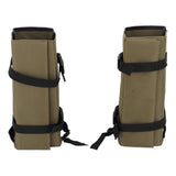 1 Pair Snake Gaiters Polyester Fiber Breathable Lightweight Snake Proof Leg Cover for Hiking Camping Mountaineering OD Green