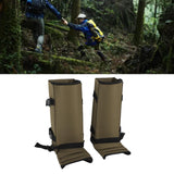 1 Pair Snake Gaiters Polyester Fiber Breathable Lightweight Snake Proof Leg Cover for Hiking Camping Mountaineering OD Green - Extra Image