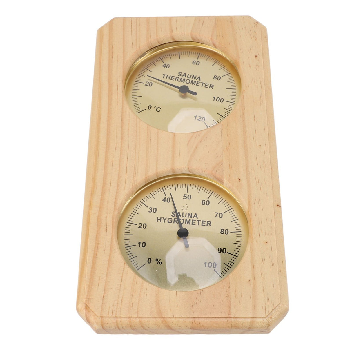 Sauna Thermometer and Hygrometer 2 in 1 Indoor Humidity Temperature Measurement Sauna Room Wooden Sauna Hygrothermograph