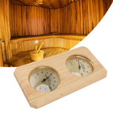 Sauna Thermometer and Hygrometer 2 in 1 Indoor Humidity Temperature Measurement Sauna Room Wooden Sauna Hygrothermograph