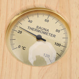 Sauna Thermometer and Hygrometer 2 in 1 Indoor Humidity Temperature Measurement Sauna Room Wooden Sauna Hygrothermograph