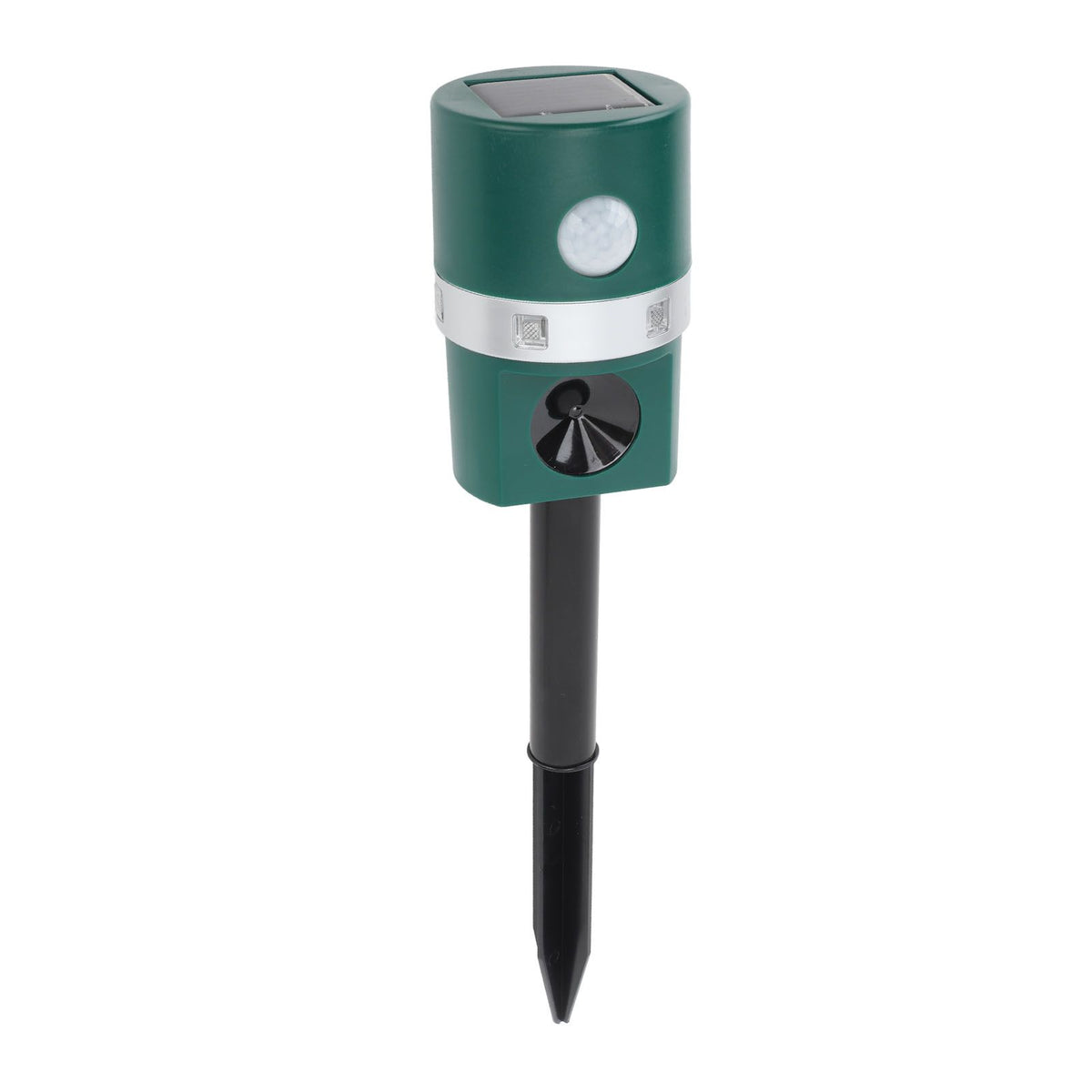 Ultrasonic Solar Animal Repeller Professional LED Solar Powered Bird Repeller with PIR Motion Sensor for Garden Yard Farm