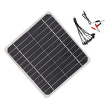 10W 12V Solar Panel Car Battery Charger 10 Watt 12 Volt Solar Panel for Charging Cars Mobile Phone Batteries