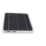 10W 12V Solar Panel Car Battery Charger 10 Watt 12 Volt Solar Panel for Charging Cars Mobile Phone Batteries - Close-Up Angle