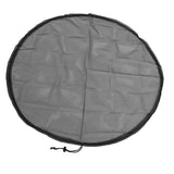 2PCS Water Collection Mesh Cover Black Netting Screen Drawstring 37in Prevents Bugs Tank Protector for Rain Buckets Garden