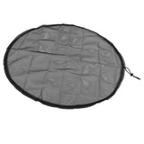 2PCS Water Collection Mesh Cover Black Netting Screen Drawstring 37in Prevents Bugs Tank Protector for Rain Buckets Garden
