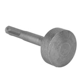 Ground Rod Driver Bits Socket Steel Easy Install Sturdy Light Weight Drill Tools for SDS Plus Hammer Drill Curved Surface - Close-Up Angle