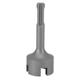 Ground Rod Driver Bits Socket Steel Easy Install Sturdy Light Weight Drill Tools for SDS Plus Hammer Drill Cross