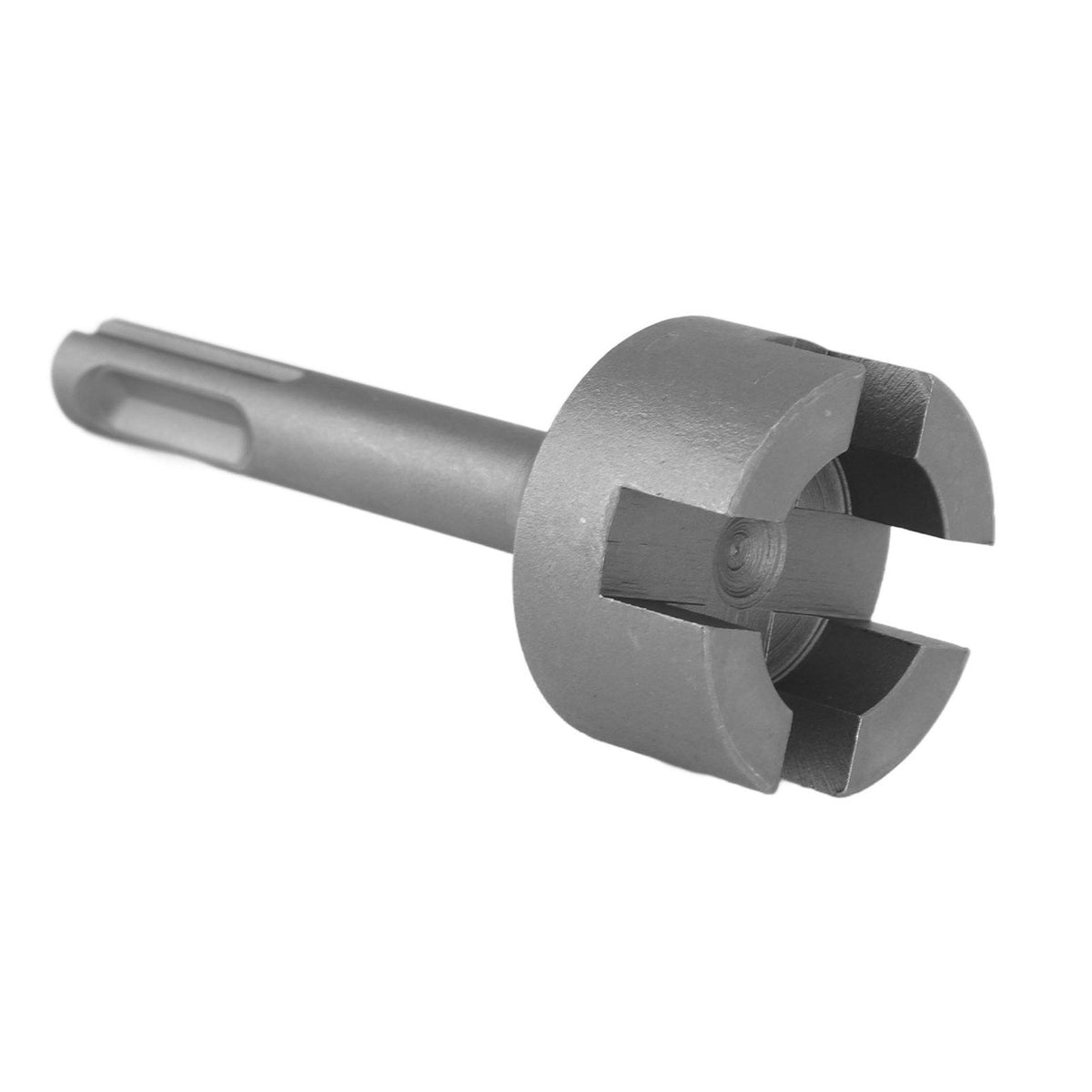 Ground Rod Driver Bits Socket Steel Easy Install Sturdy Light Weight Drill Tools for SDS Plus Hammer Drill Cross