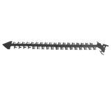 36 Inch Snow Gauge Outdoor Large Iron Snowfall Measuring Gauge Stick Outdoor Snow Depth Measure Rod for Garden Yard Christmas Decorations