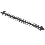 36 Inch Snow Gauge Outdoor Large Iron Snowfall Measuring Gauge Stick Outdoor Snow Depth Measure Rod for Garden Yard Christmas Decorations