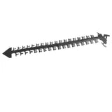 36 Inch Snow Gauge Outdoor Large Iron Snowfall Measuring Gauge Stick Outdoor Snow Depth Measure Rod for Garden Yard Christmas Decorations - Extra Image