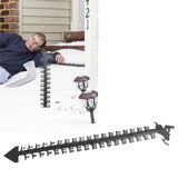 36 Inch Snow Gauge Outdoor Large Iron Snowfall Measuring Gauge Stick Outdoor Snow Depth Measure Rod for Garden Yard Christmas Decorations - Extra Image