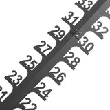 36 Inch Snow Gauge Outdoor Large Iron Snowfall Measuring Gauge Stick Outdoor Snow Depth Measure Rod for Garden Yard Christmas Decorations