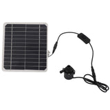 50W Solar Powered Water Pump Solar Panel Kit 24 Hour Operation Solar Panel Water Fountain Pump Kit with Switch Adjustment for Bird Bathing Fish Tanks - 45-Degree Angle