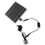 50W Solar Powered Water Pump Solar Panel Kit 24 Hour Operation Solar Panel Water Fountain Pump Kit with Switch Adjustment for Bird Bathing Fish Tanks