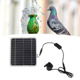50W Solar Powered Water Pump Solar Panel Kit 24 Hour Operation Solar Panel Water Fountain Pump Kit with Switch Adjustment for Bird Bathing Fish Tanks