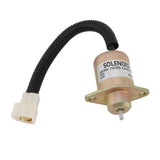 12V Fuel Shut Off Solenoid Valve 1503es 12a5uc5s Accurate Anti Interference Generator Fuel Shutdown Stop Solenoid for Replacement - Front View