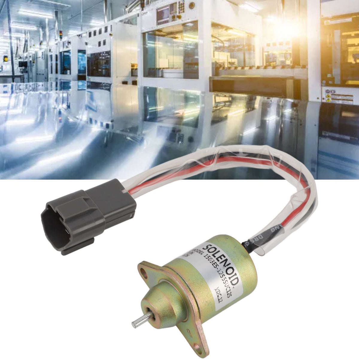 1503ES 12S5SUC12S 12V Fuel Shutdown Shut Off Solenoid for Generator Engine Accurate Operation