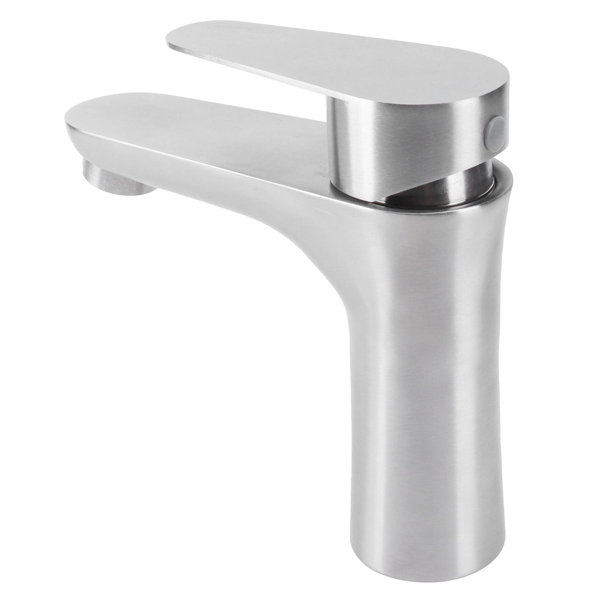 Stainless Steel Hot Cold Faucet Mixer Water Tap Sink Faucet with Single Handle for Bathroom Use