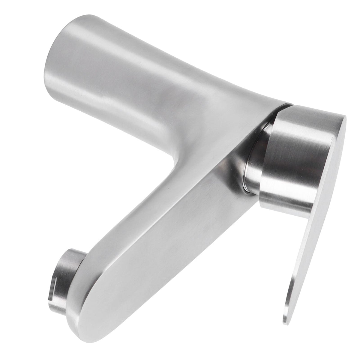 Stainless Steel Hot Cold Faucet Mixer Water Tap Sink Faucet with Single Handle for Bathroom Use
