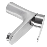 Stainless Steel Hot Cold Faucet Mixer Water Tap Sink Faucet with Single Handle for Bathroom Use