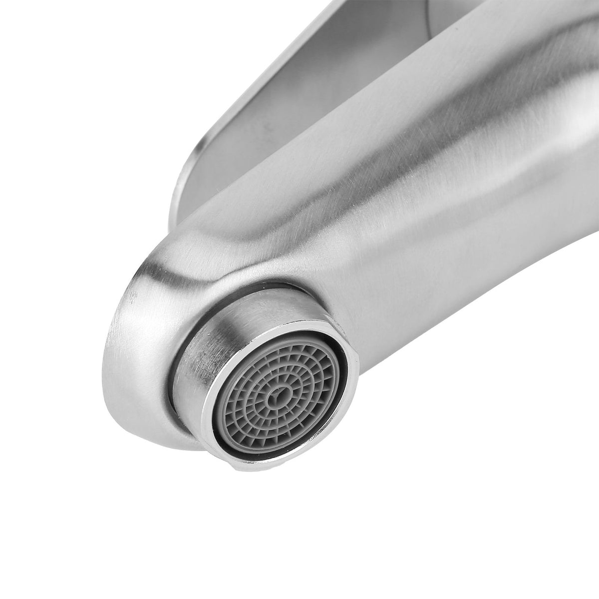 Stainless Steel Hot Cold Faucet Mixer Water Tap Sink Faucet with Single Handle for Bathroom Use