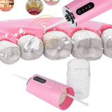 3 Mode Oral Irrigator Portable Teeth Flusher USB Charging Water Flosser 240ML 4 Jets Waterproof Dental CleanerPink