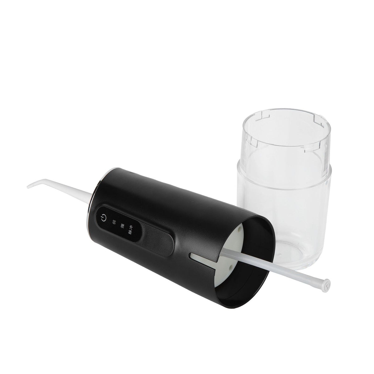 240ml Portable Oral Irrigator 3‑Mode USB Rechargeable Water Dental Floss Waterproof Tooth Cleaner with 1 NozzleBlack