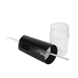 240ml Portable Oral Irrigator 3‑Mode USB Rechargeable Water Dental Floss Waterproof Tooth Cleaner with 1 NozzleBlack