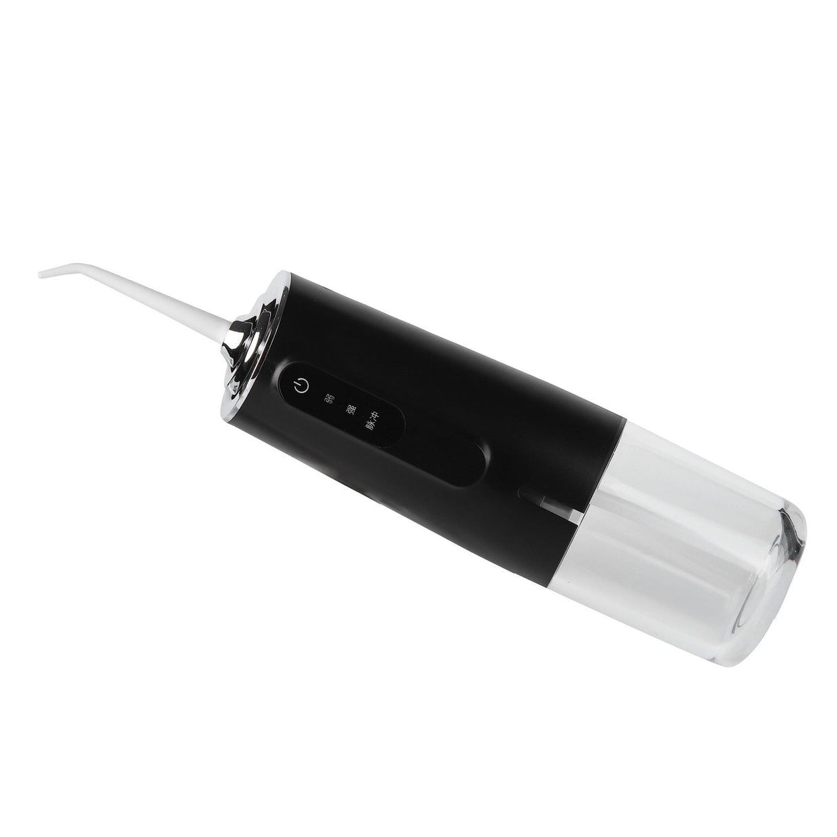 240ml Portable Oral Irrigator 3‑Mode USB Rechargeable Water Dental Floss Waterproof Tooth Cleaner with 1 NozzleBlack