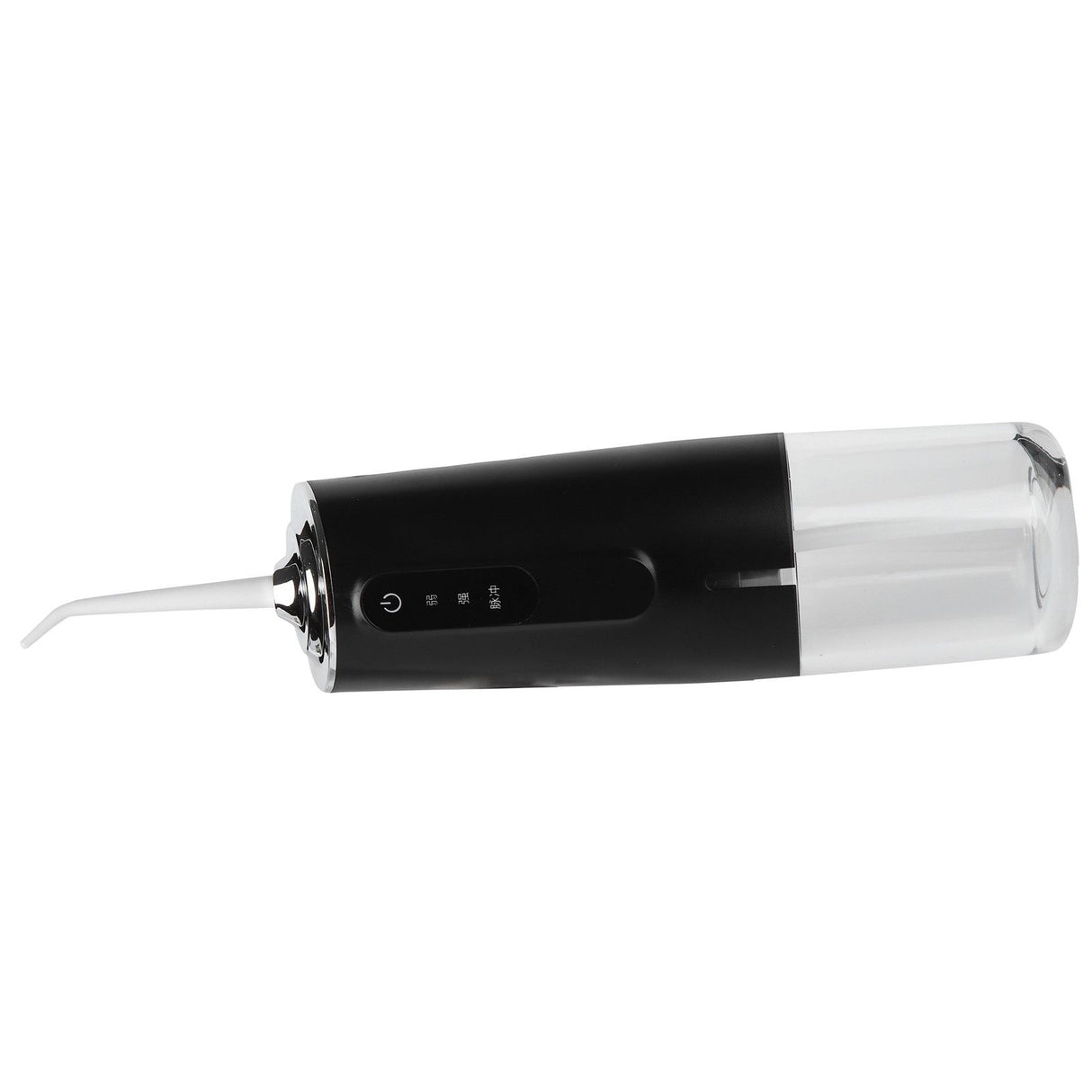 240ml Portable Oral Irrigator 3‑Mode USB Rechargeable Water Dental Floss Waterproof Tooth Cleaner with 1 NozzleBlack