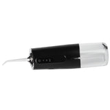 240ml Portable Oral Irrigator 3‑Mode USB Rechargeable Water Dental Floss Waterproof Tooth Cleaner with 1 NozzleBlack