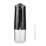 240ml Portable Oral Irrigator 3‑Mode USB Rechargeable Water Dental Floss Waterproof Tooth Cleaner with 1 NozzleBlack