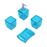 4PCS Bathroom Set Soap Dispenser Toothbrush Holder Wash Cup Soap Dish Bathroom Supplies