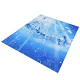 Shower Curtain Polyester Fiber Waterproof Colorful Printing with 12pcs Hook for Home Bathroom150x180cm