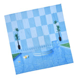 Waterproof Shower Curtain Shower Curtain for Bathroom Curtain Decoration for Summer Cool Pool70.9x70.9in