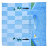 Waterproof Shower Curtain Shower Curtain for Bathroom Curtain Decoration for Summer Cool Pool70.9x70.9in