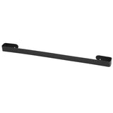 Towel Bar Stainless Steel Single Rod Towel Slippers Rack Holder for Toilet Bathroom Hotel - Front View
